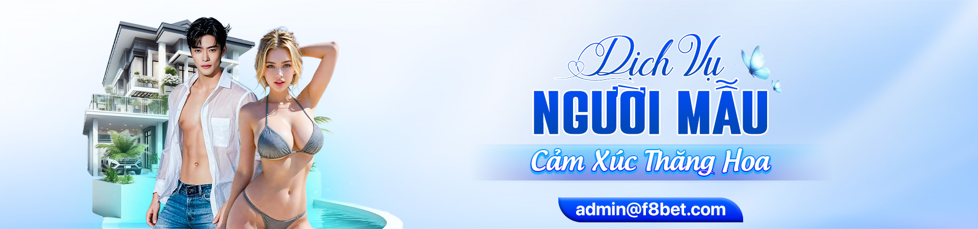 f8bet banner dịch vụ người mẫu cảm xúc thăng hoa